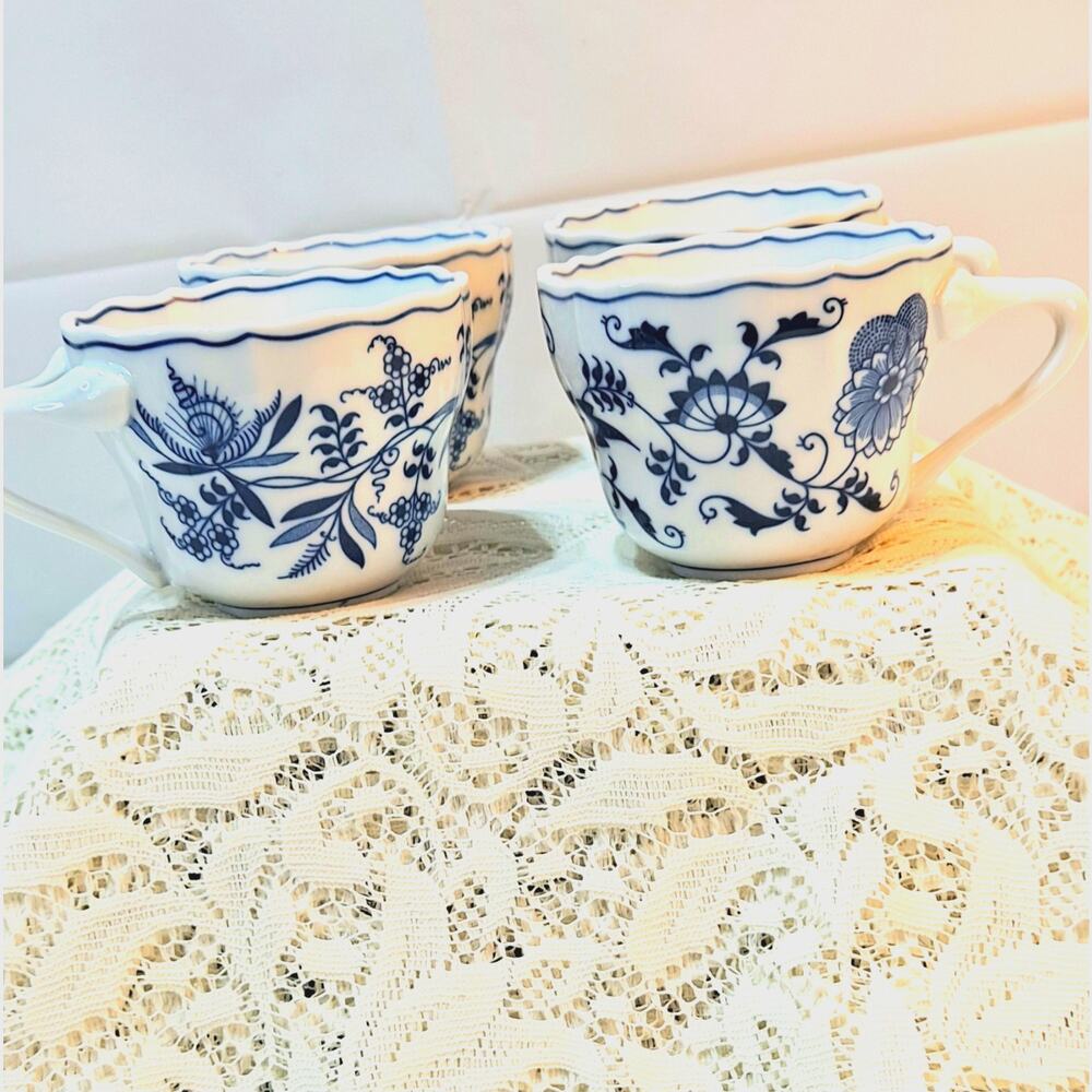 Blue Danube Demitasse Cups - 4